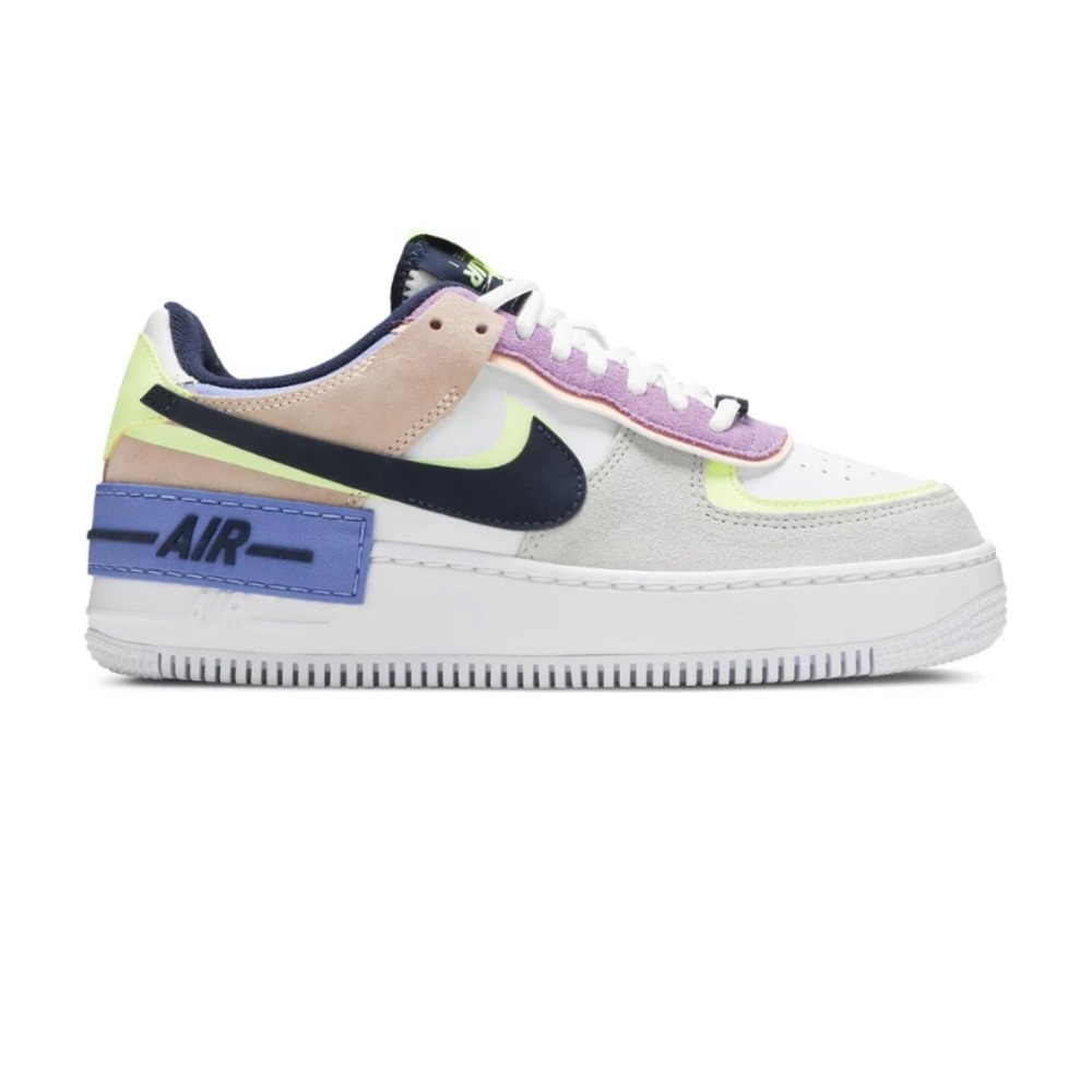 Nike Air Force 1 Shadow Crimson Tint Volt Sneaker